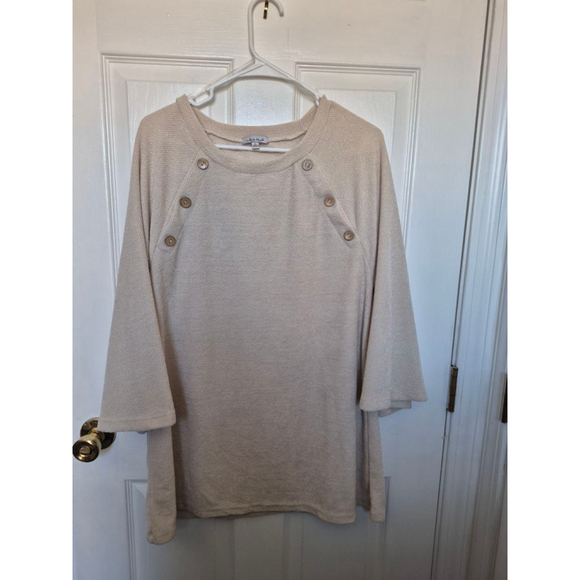 White Birch Tops - Women's White Birch Tunic Top L Beige